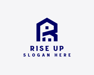 House Builder Real Estate logo design