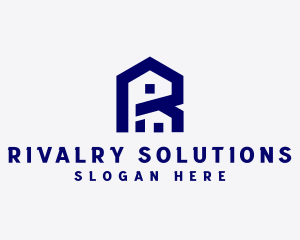 House Builder Real Estate logo design