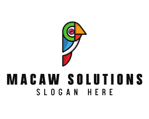 Macaw - Parrot Bird Wildlife logo design