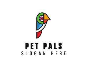 Parrot Bird Wildlife logo design