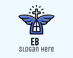 Church Angel Wings  Logo