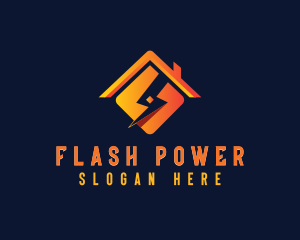 Electric Lightning Power logo design