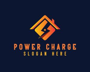 Electric Lightning Power logo design