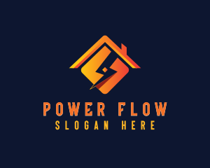 Electric Lightning Power logo design