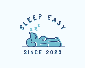 Sleeping Dog Puppy logo design