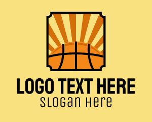 Basketball League - Basketball Sun Rays logo design