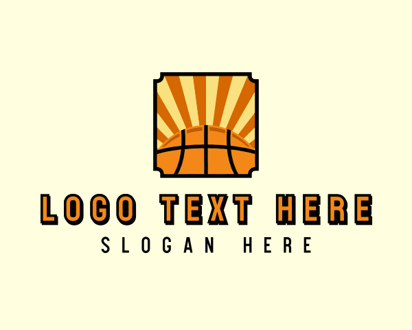 Basketball Championship - Basketball Sun Sport logo design