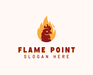 Flame Grilled Chicken  logo design