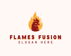 Flame Grilled Chicken  logo design