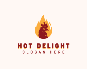 Flame Grilled Chicken  logo design