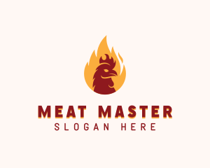 Flame Grilled Chicken  logo design