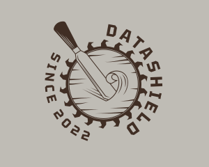 Sculptor - Sculpting Chisel Saw logo design