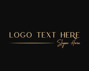 Expensive - Luxury Business Signature logo design