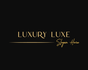 Luxury Business Signature logo design