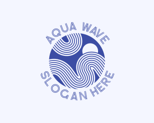 Modern Waves Software logo design