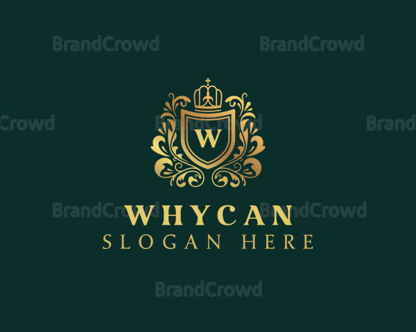 Decorative Royalty Crown Logo