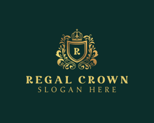 Decorative Royalty Crown logo design