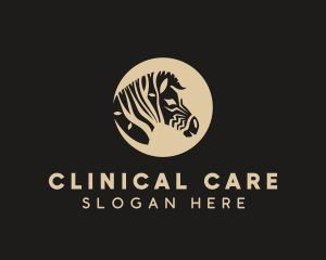 Zebra Tree Face logo design