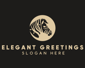 Zebra Tree Face logo design