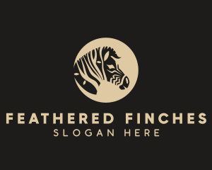 Zebra Tree Face logo design