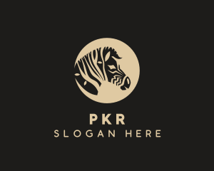 Zebra Tree Face logo design