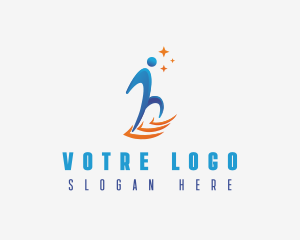 Swoosh - Leadership Business Professional logo design