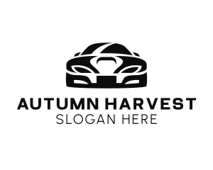 Auto - Front Car Silhouette logo design