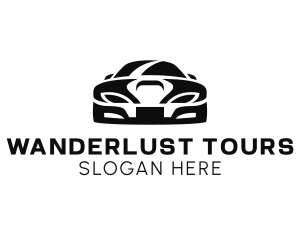 Touring - Front Car Silhouette logo design