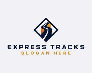 Logistics Express Highway logo design