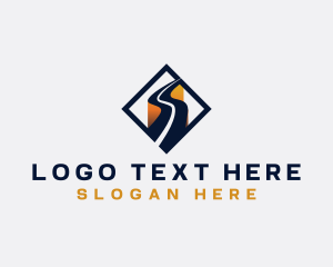 Street - Logistics Express Highway logo design