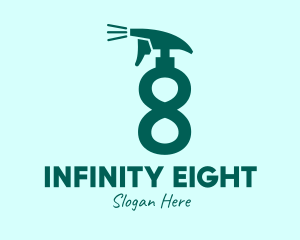 Eight - Infinite Disinfectant Spray logo design