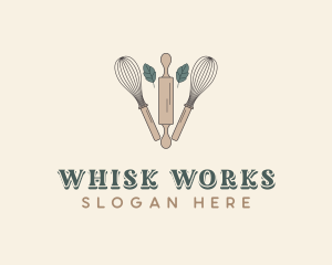 Whisk Baker Confectionery logo design