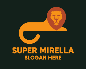Zoo - Orange Lion Tail logo design