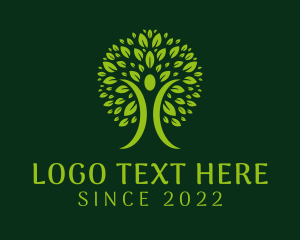 Farming - Meditation Eco Park Wellness logo design