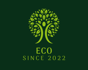Meditation Eco Park Wellness logo design