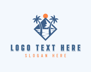 Island - Island Travel Adventure logo design