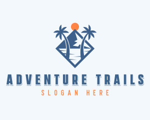 Island Travel Adventure logo design