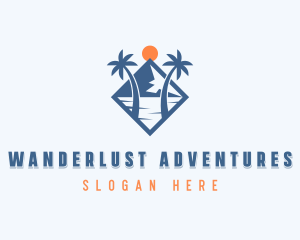 Island Travel Adventure logo design