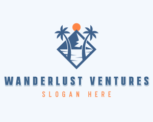 Island Travel Adventure logo design