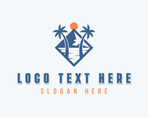 Traveler - Island Travel Adventure logo design