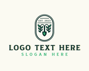 Garden - Shovel Plant Garden logo design