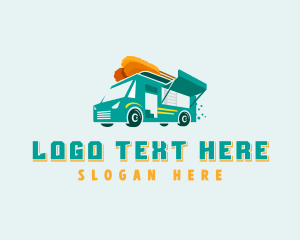 Food Trailer - Corn Dog Food Trailer logo design