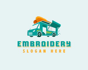 Corn Dog Food Trailer Logo