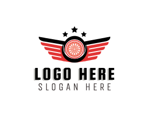 Mechanic - Automotive Tire Wings logo design