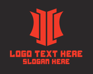 Online Streaming - Red Shield Gaming logo design