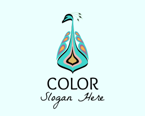 Animal - Multicolor Peacock Bird logo design