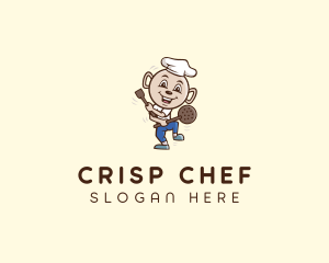 Cookware Chef Cartoon logo design