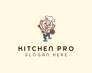 Cookware - Cookware Chef Cartoon logo design