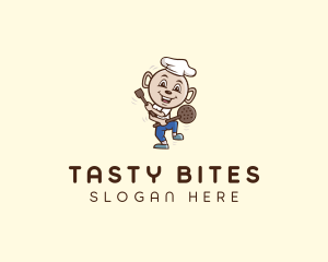 Fast Food - Cookware Chef Cartoon logo design