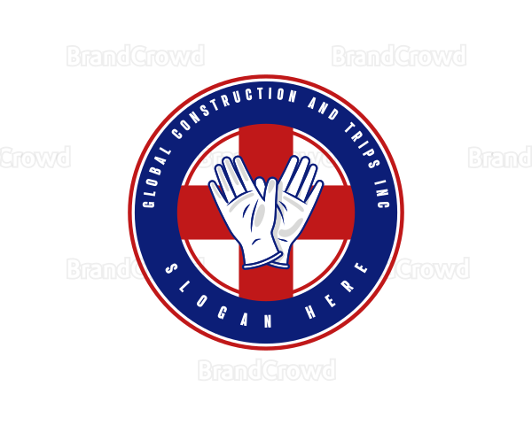 Medical Glove Surgeon Logo